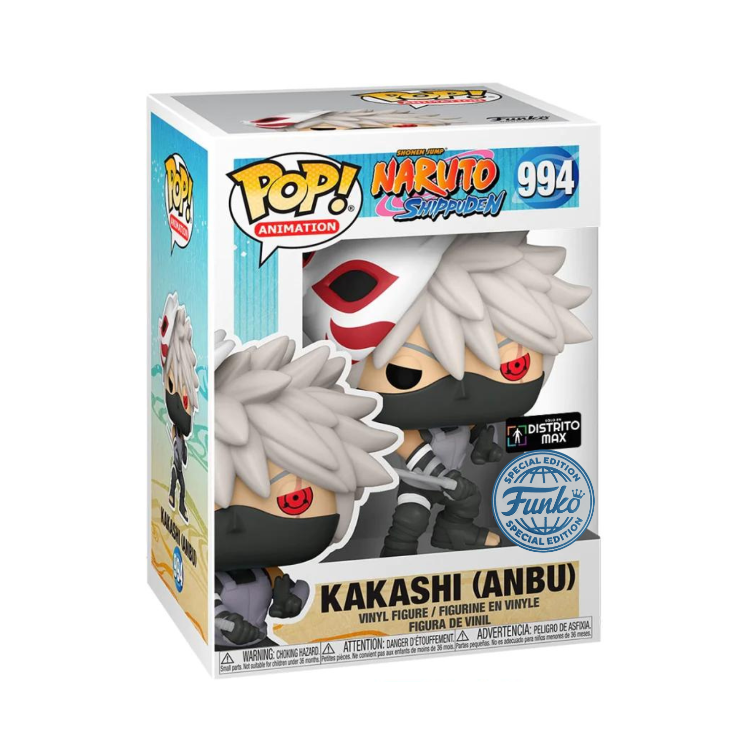 Funko Kakashi (Anbu) 994 Distrito Max Special Edition (Naruto Shippuden)