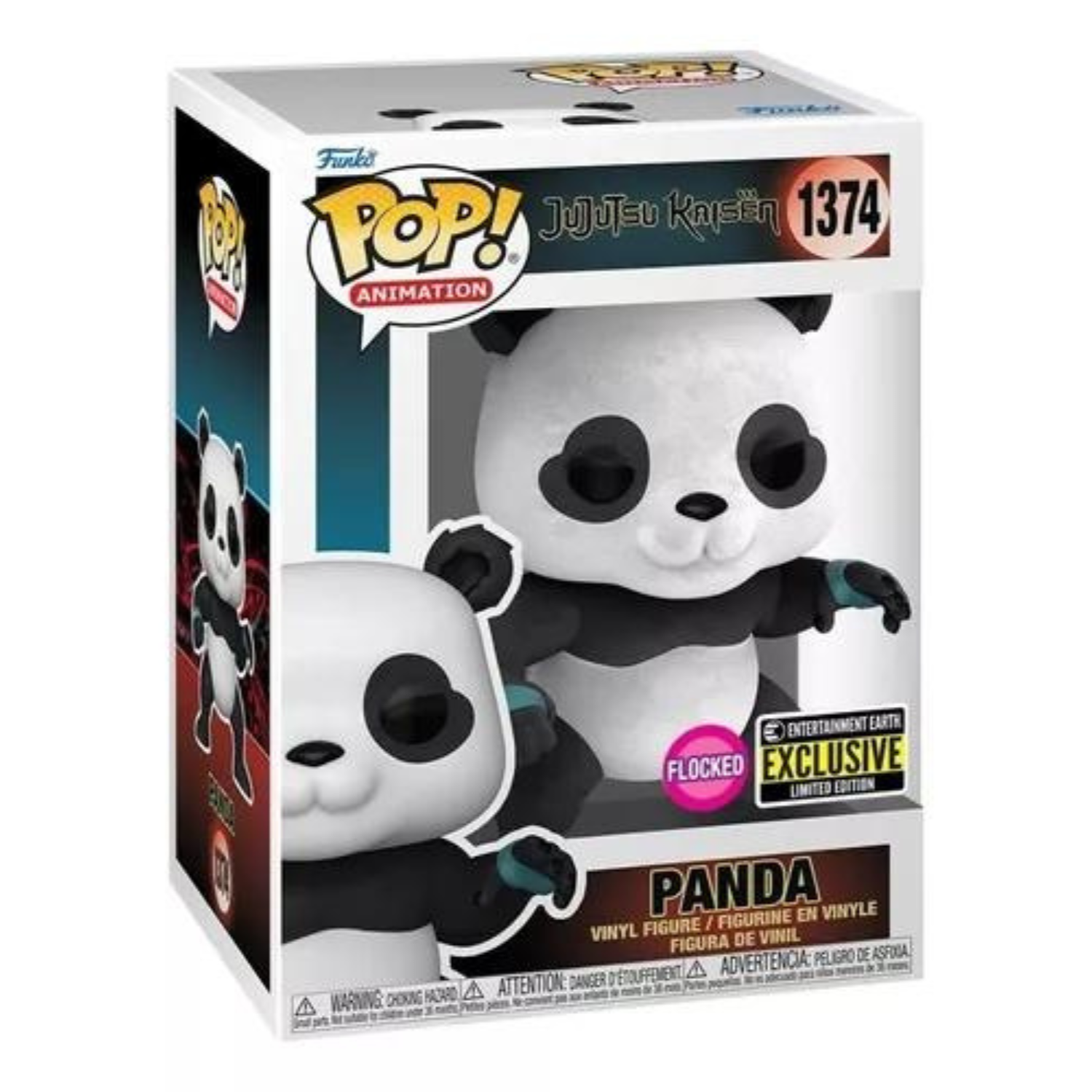 Funko Panda Flocked Entertainment Exclusive Limited Edition 1374 (Jujutsu Kaisen)