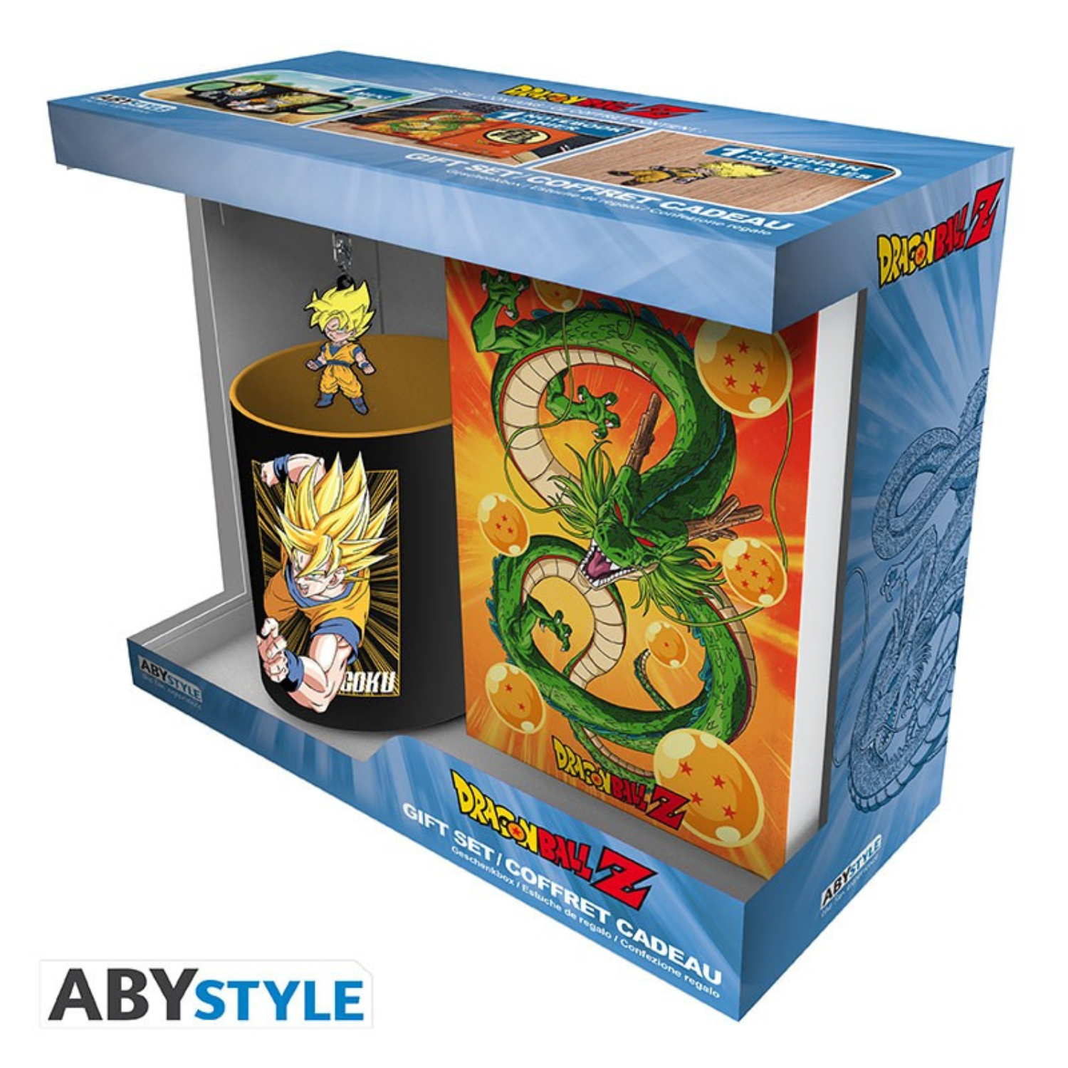 Abystyle Dragon Ball - Pck Mug320Ml + Keyring Pvc + Notebook "Goku"