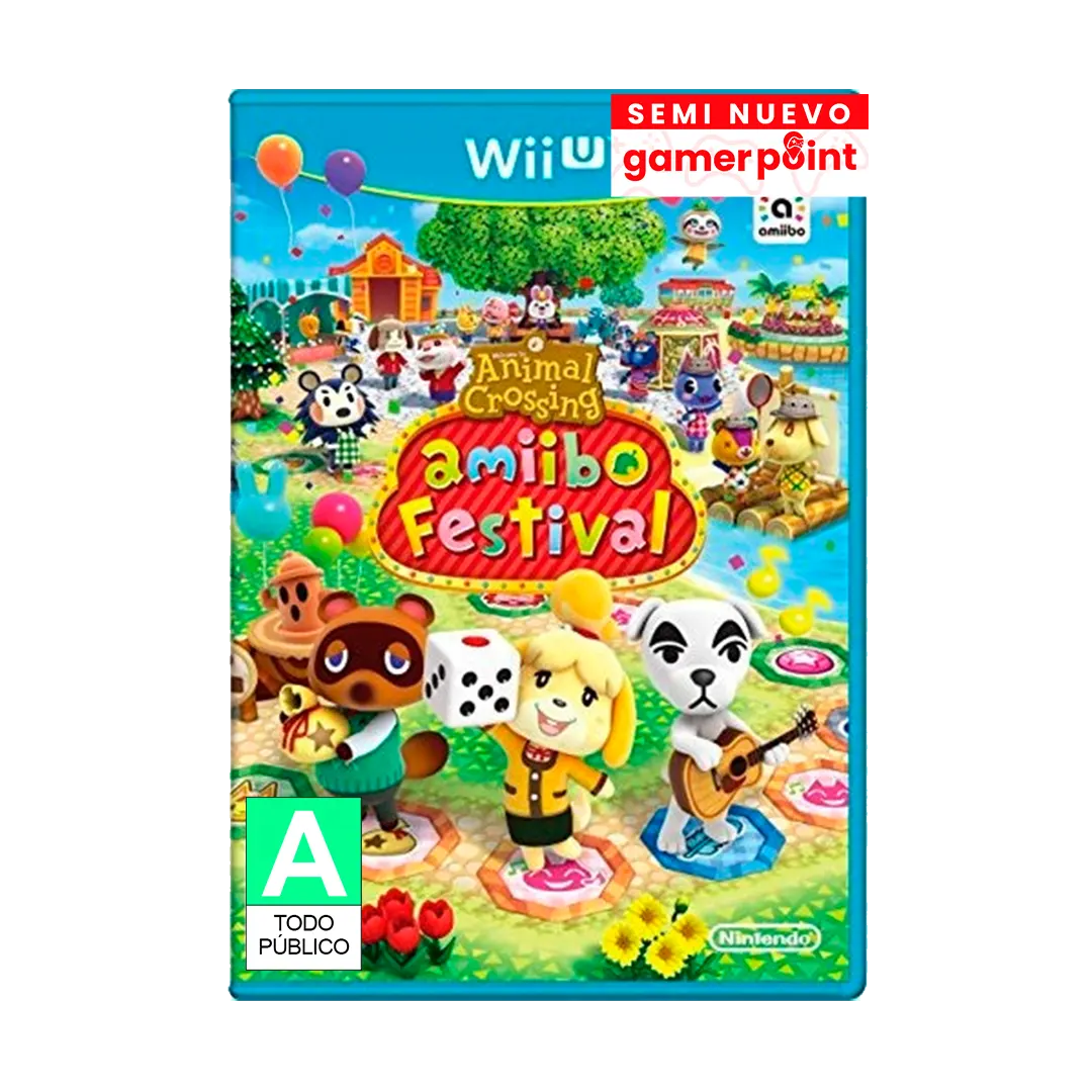 Animal Crossing Amiibo Festival Wii U  Usado