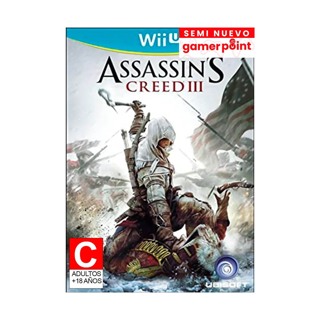 Assassins Creed 3 Wii U  Usado