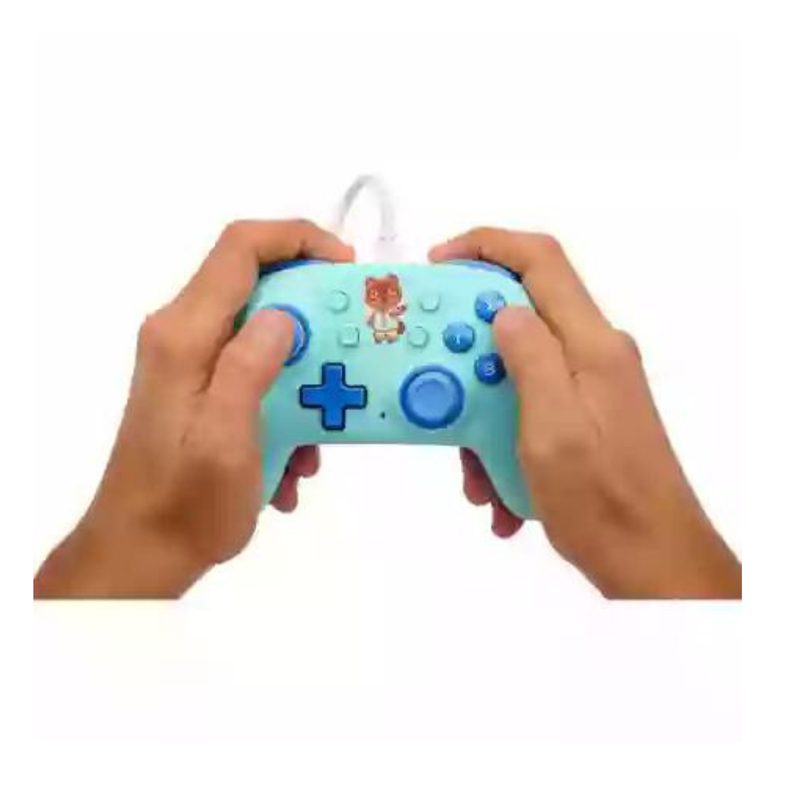 Control Alámbrico Nano Animal Crossing Hello Tom Nook (Power A) Nintendo Switch