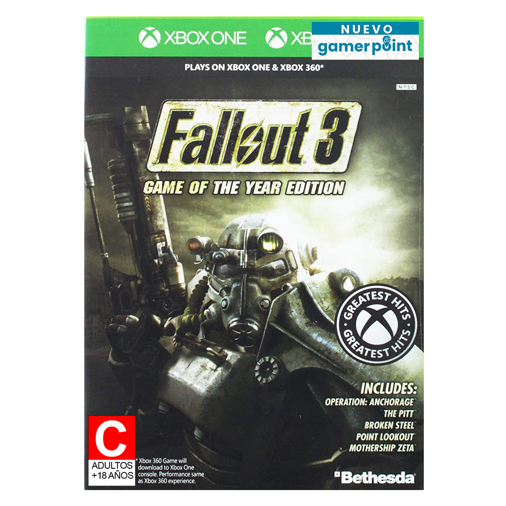 Fallout 3: Game Of The Year Edition Xbox 360/ Xbox One