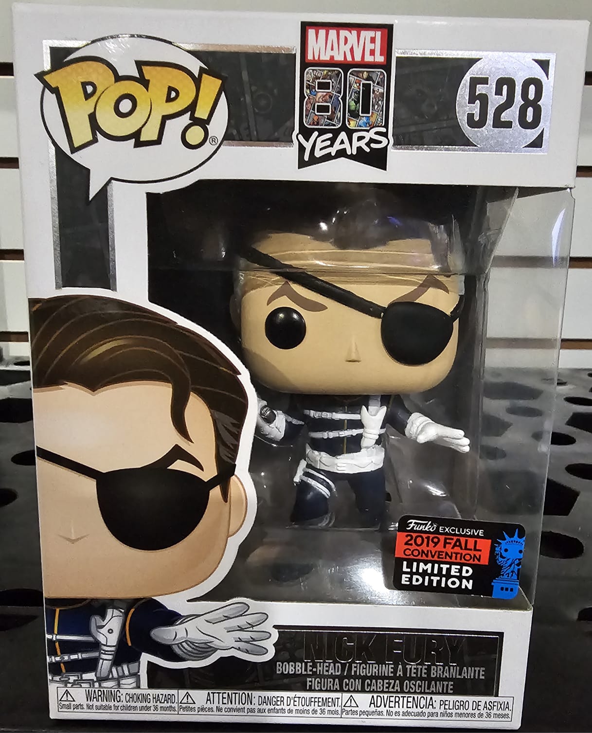 Funko Nick Fury 2019 Fall Convention Limited Edition 528 (Marvel 80 Years)