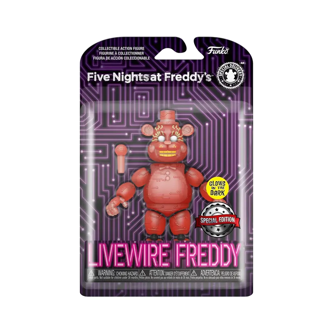 Funko Figura de Accion: Five Nights at Freddys - Livewire Freddy Glow Exclusivo