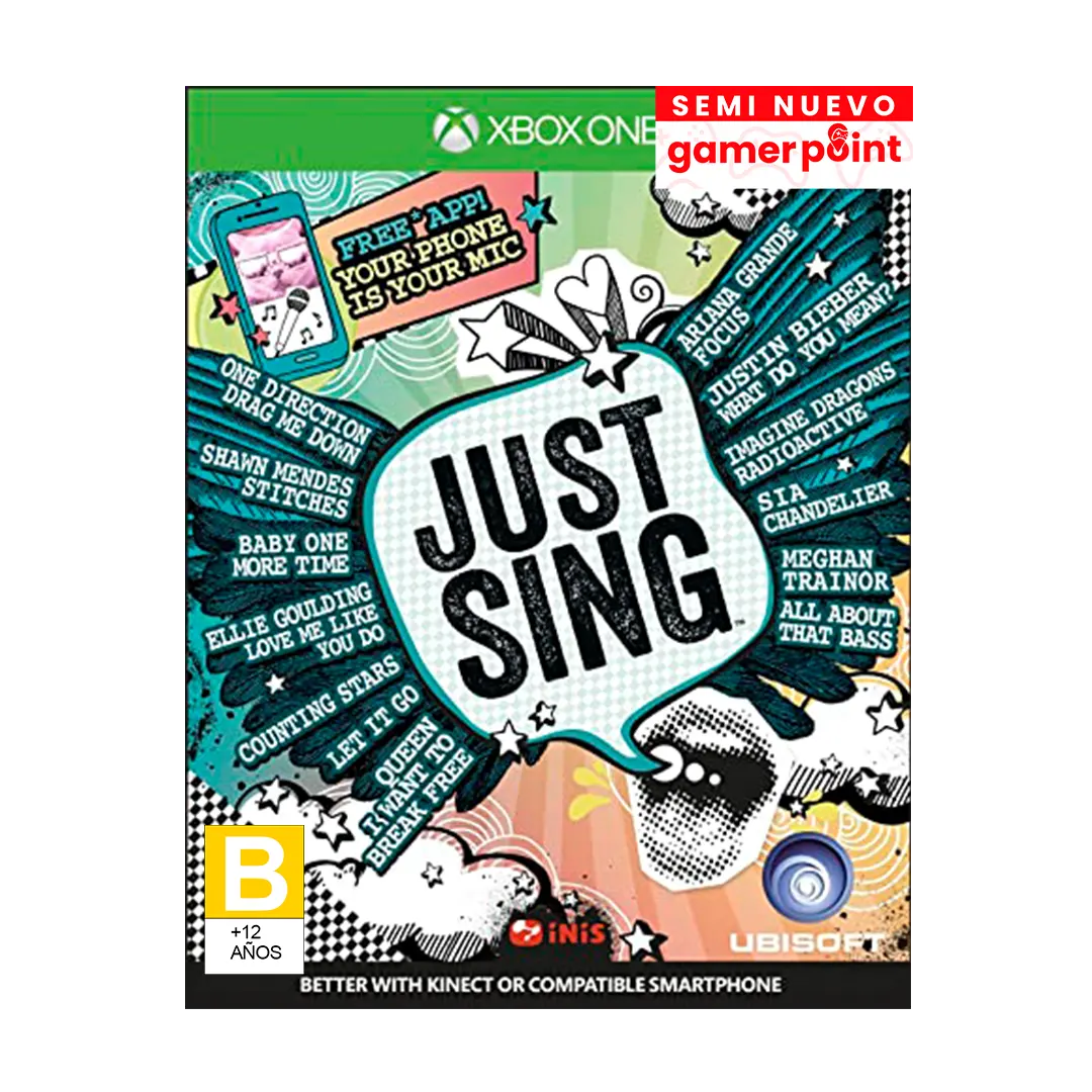 Just Sing Xbox One  Usado