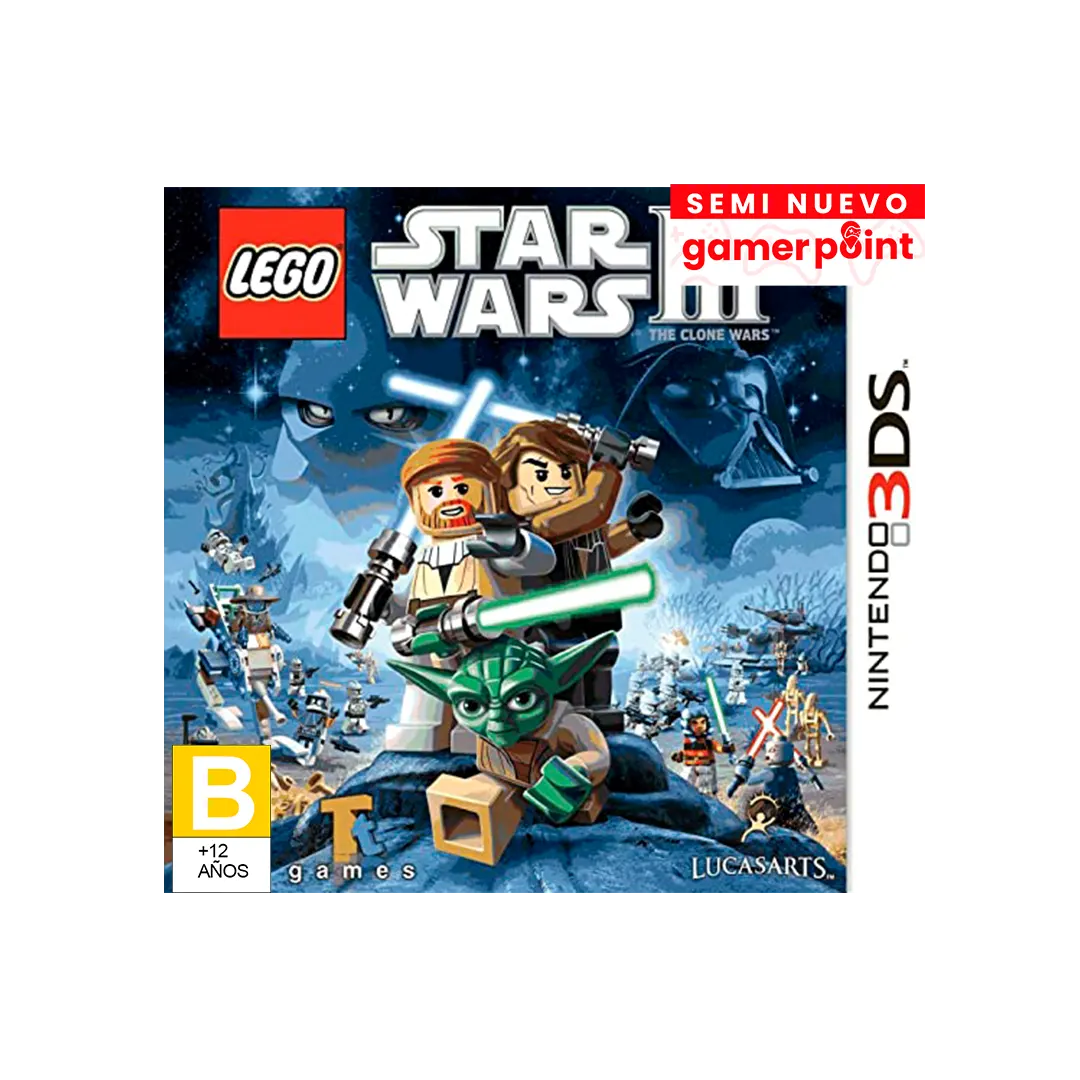 Lego Star Wars Iii 3Ds  Usado