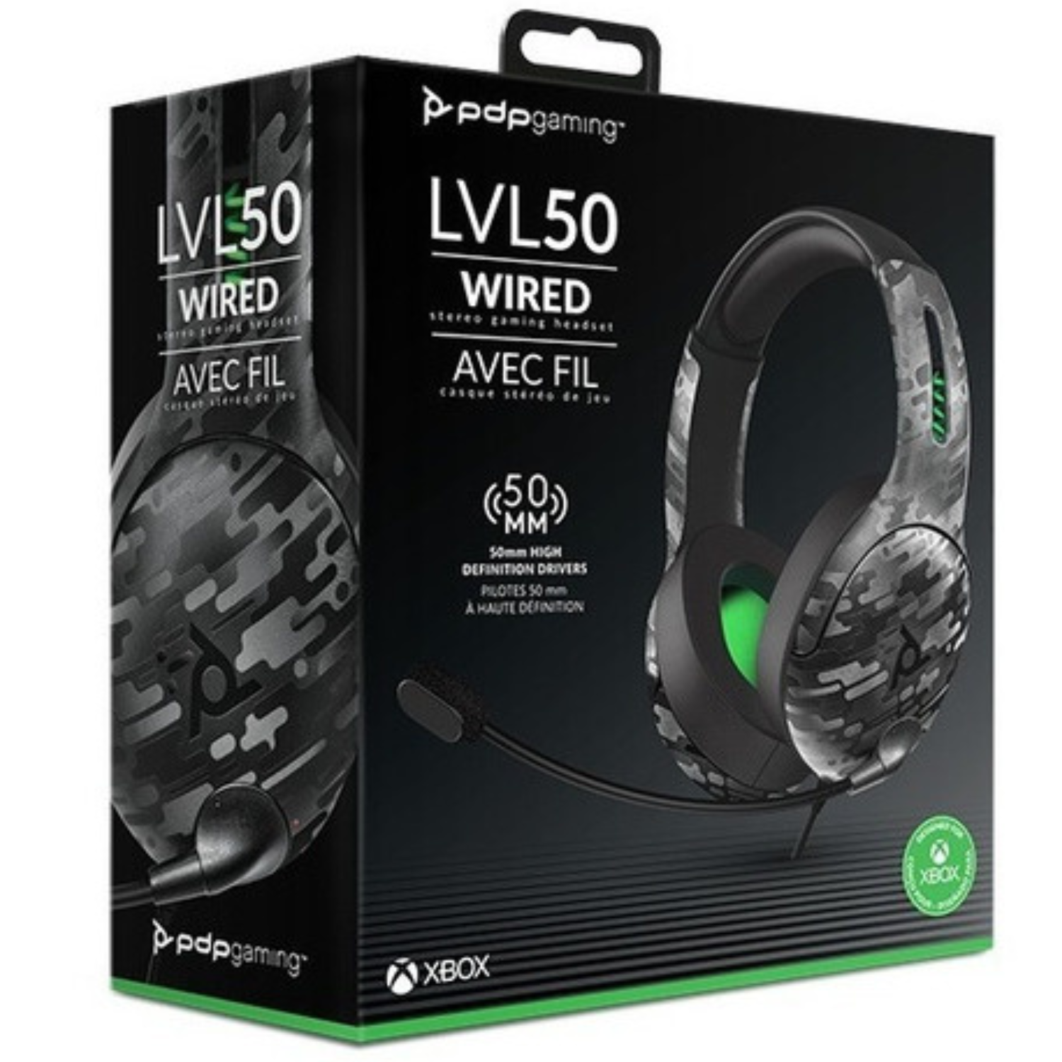 Lvl 50 Stereo Headset Black Camo (Pdp) Xbox One