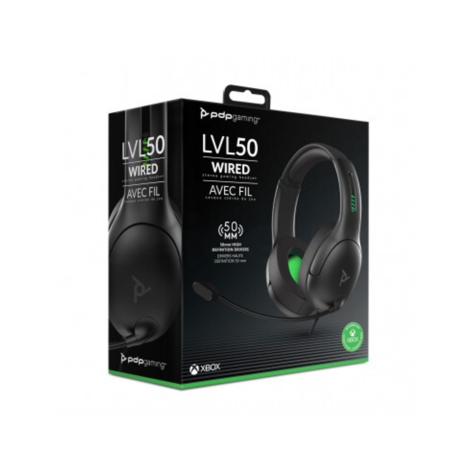 Lvl 50 Stereo Headset Black (Pdp) Xbox One