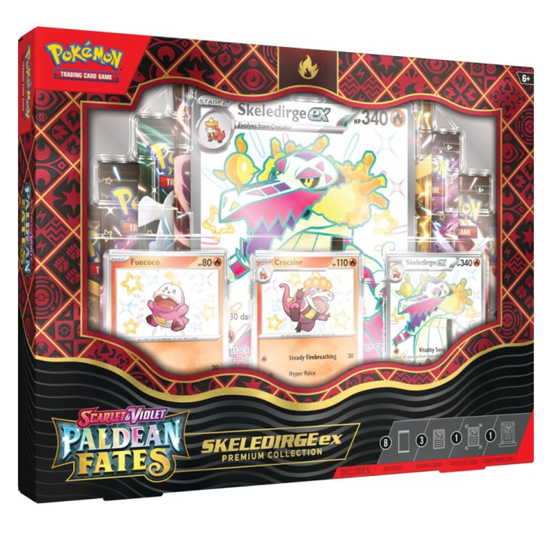 Pokémon TCG: Scarlet & Violet 4.5 - Ex Premium Collection (Skeledirgeex) Pieza Inglés