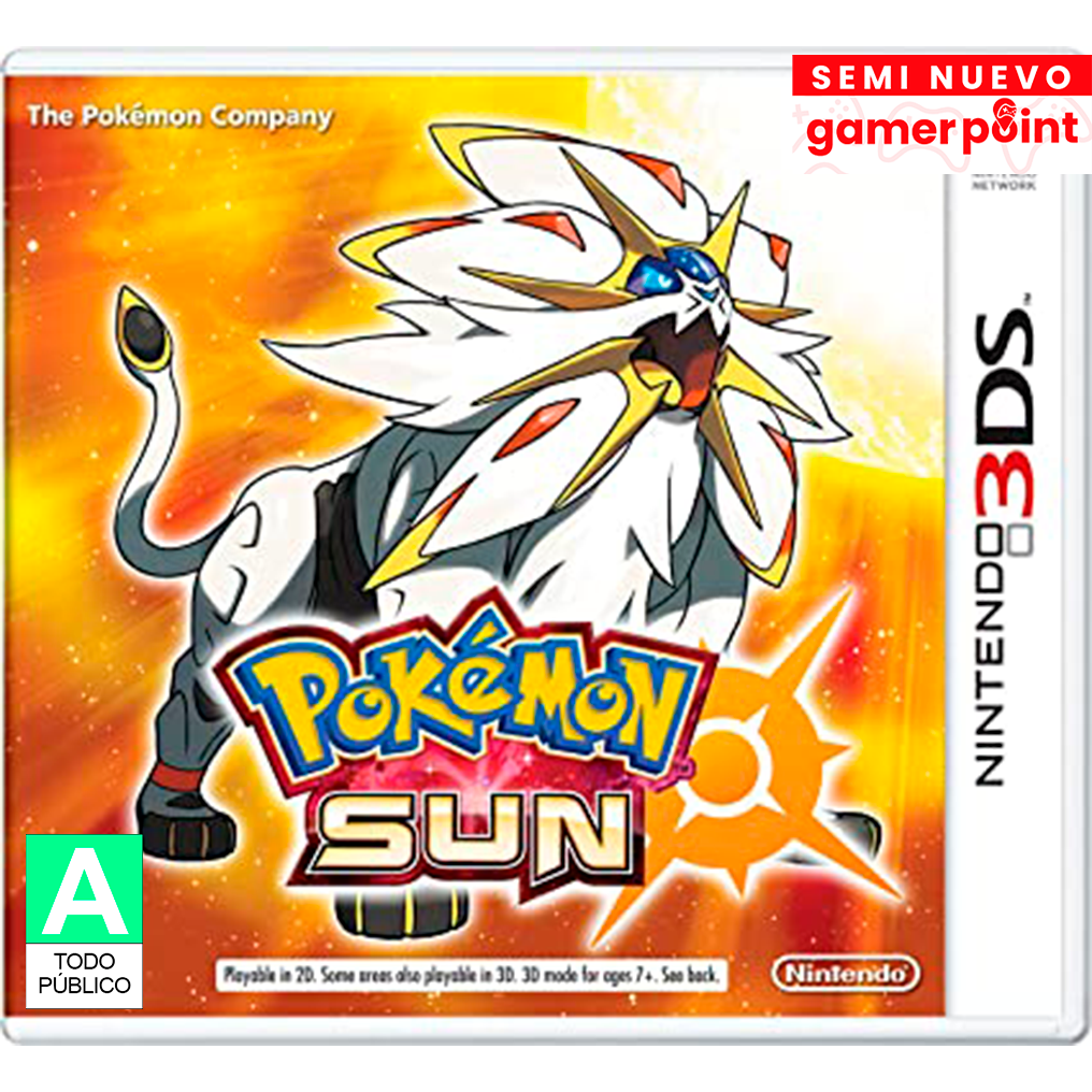 Pokemon Sun 3Ds Usado