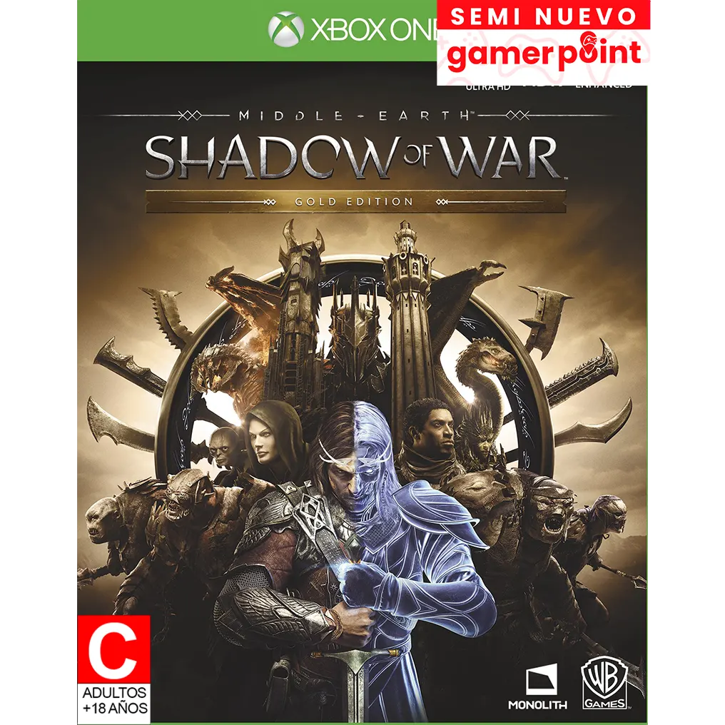 Shadow Of War Gold Edition Xbox One Usado