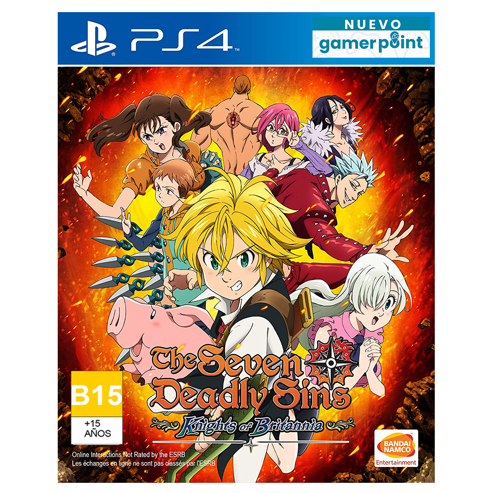 The Seven Deadly Sins : Knights Of Britannia Ps4